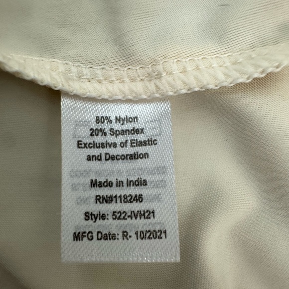 Cabana Life Ivory & Metallic Gold Embroidered Wrap Maxi Dress UPF 50+ Size L - Picture 14 of 16